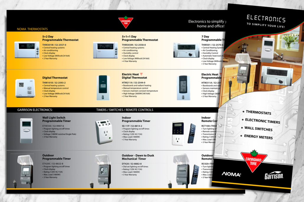 UPM Electronics - Canadian Tire Brochure